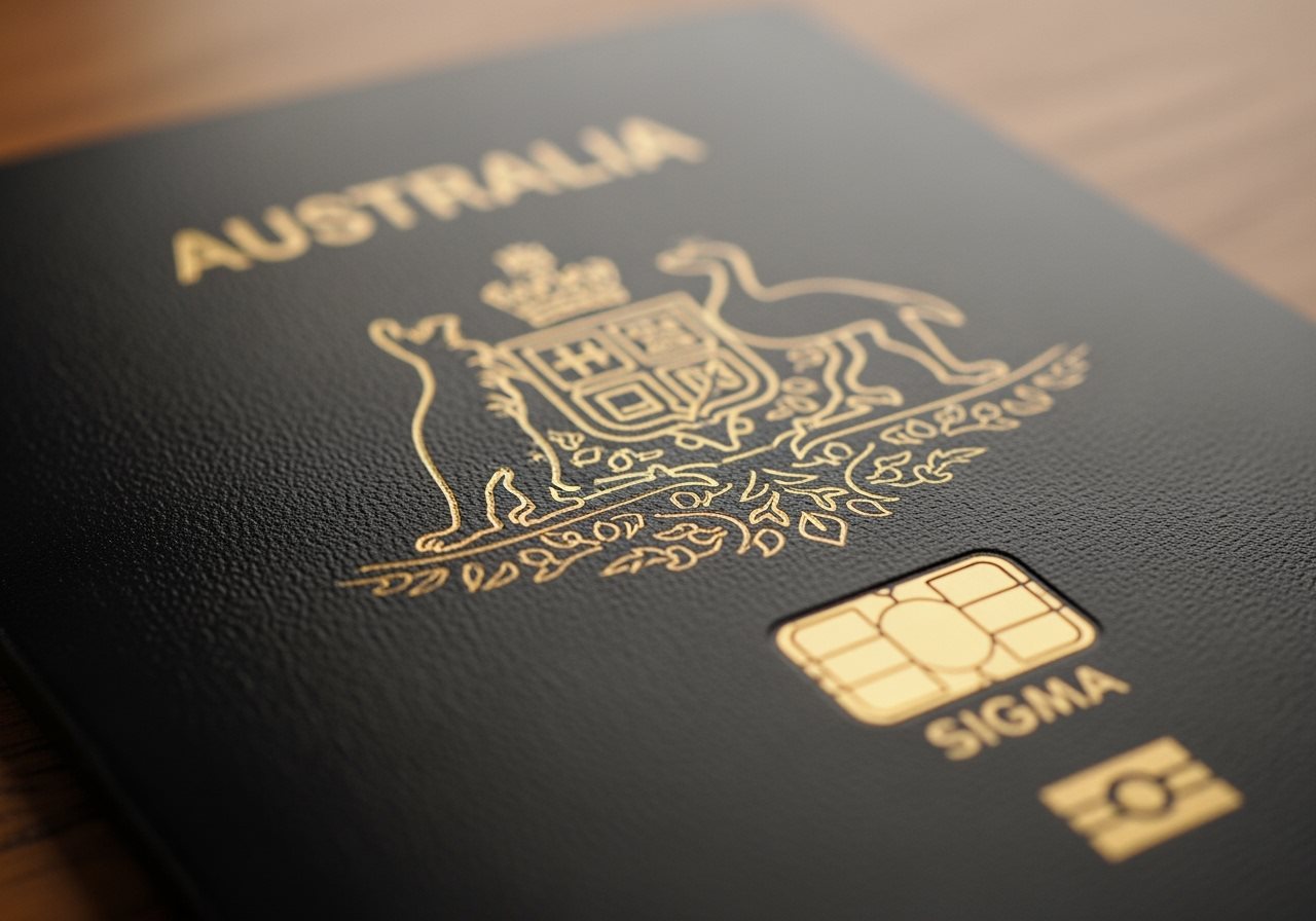 Passeport australien avec autorisation eTA pour le Royaume-Uni