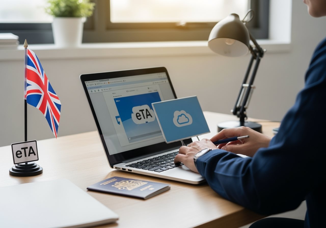 Sauvegarde notification eTA Angleterre