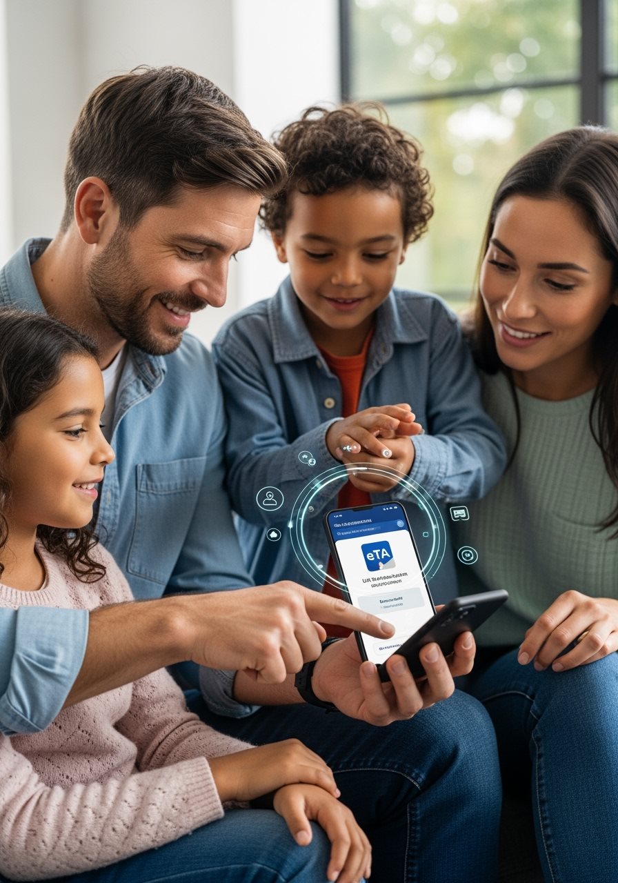 Application eTA famille mobile