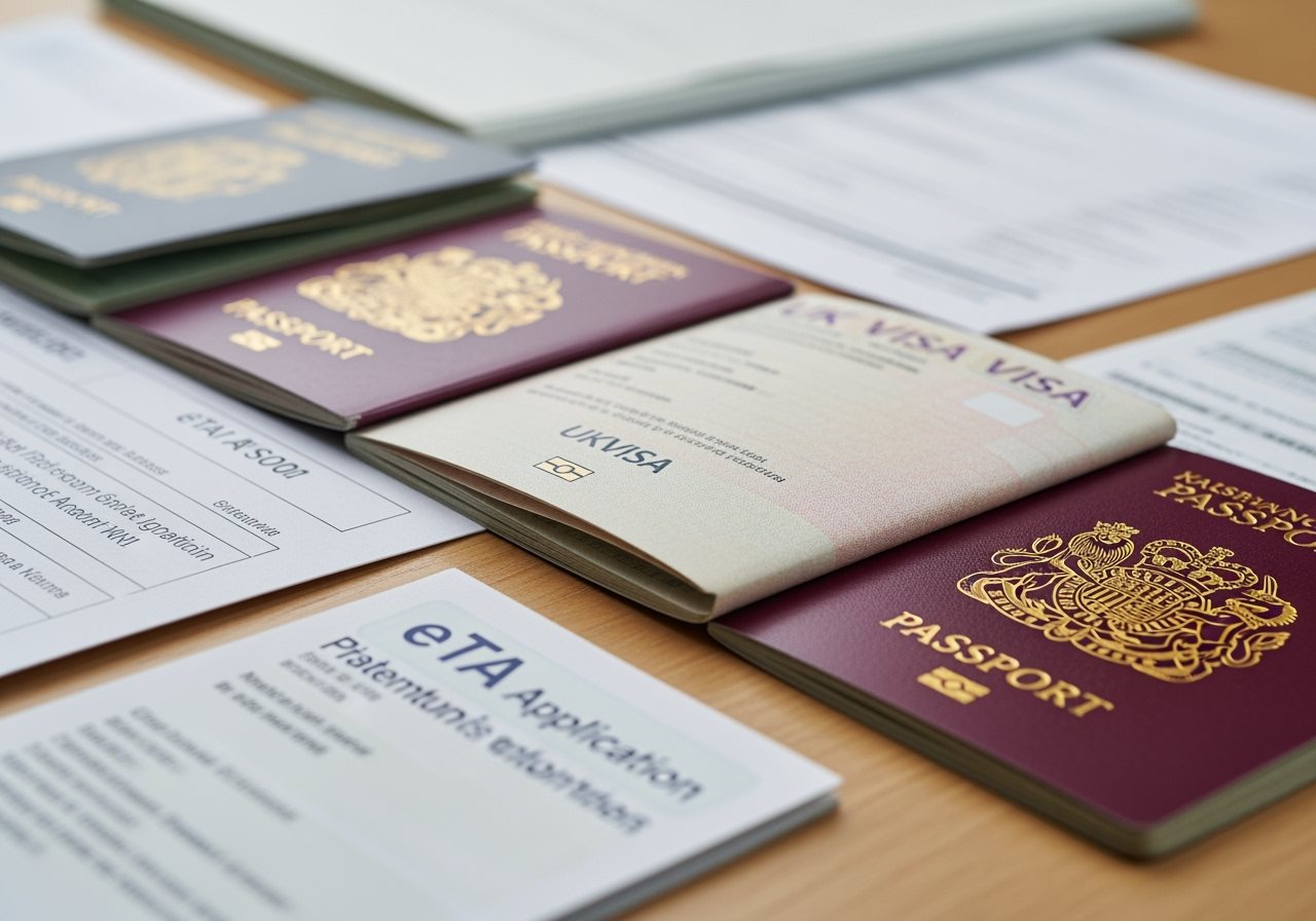 Documents famille eTA Angleterre