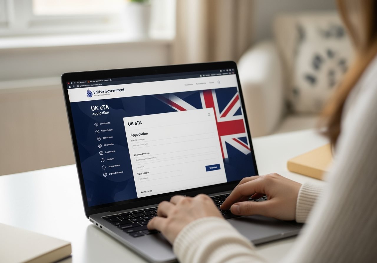 Procédure modification eTA Angleterre étape par étape