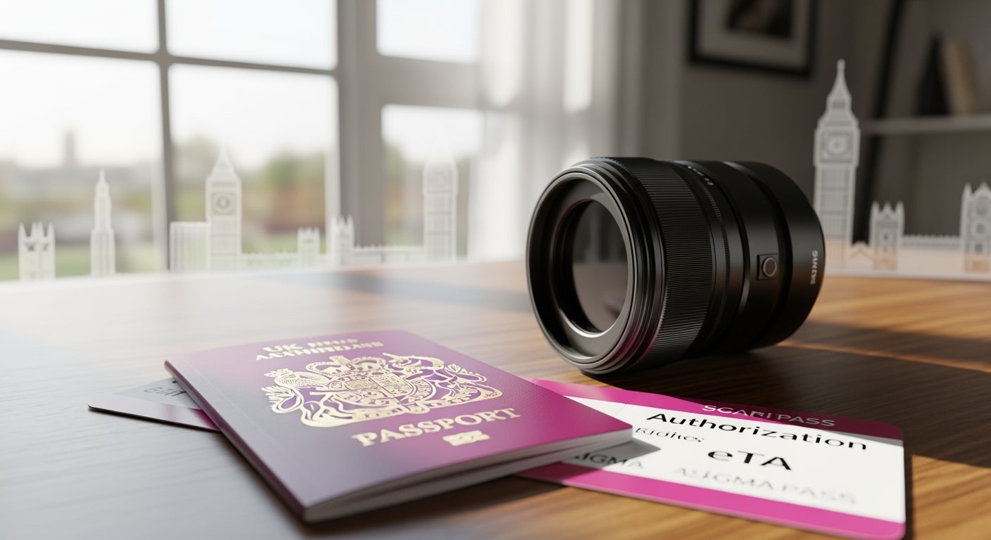 Documents de voyage eTA Angleterre pour enfants